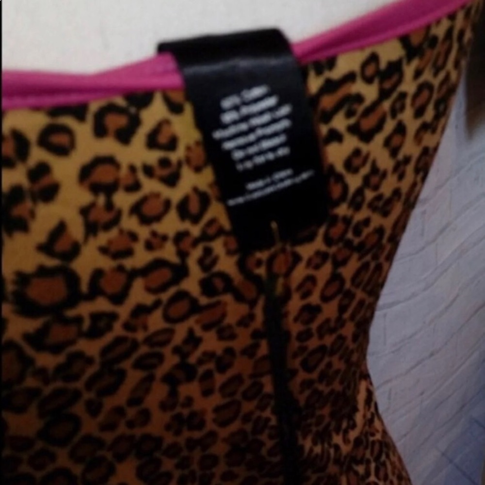 Sourpuss ~Leopard Corset Dress - Picture 7 of 7